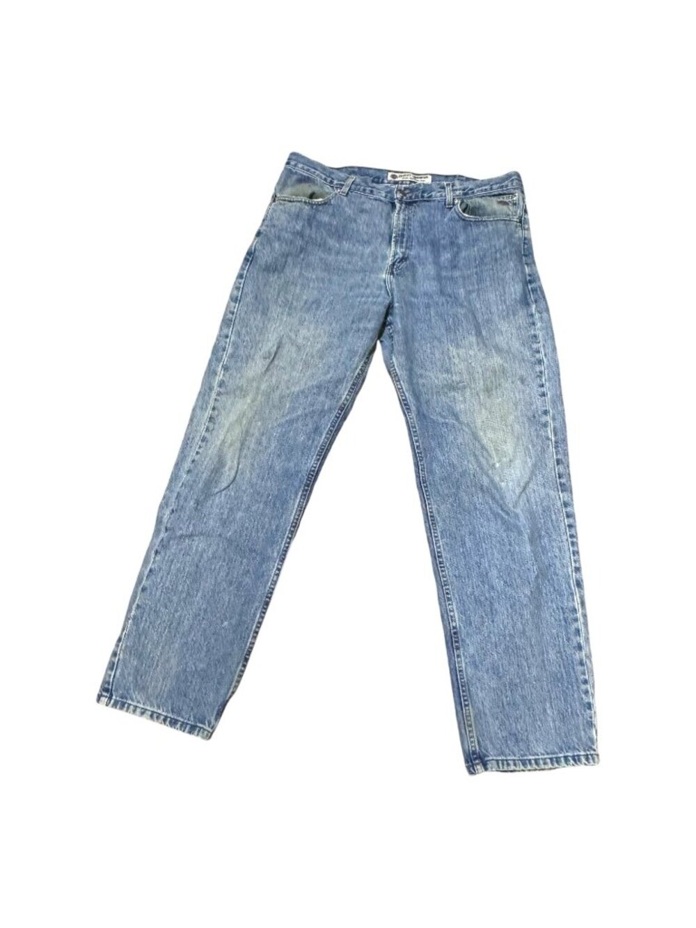 Harley Davidson Mens Vintage Denim Jeans 40x32 Light Wash Work Pants Biker